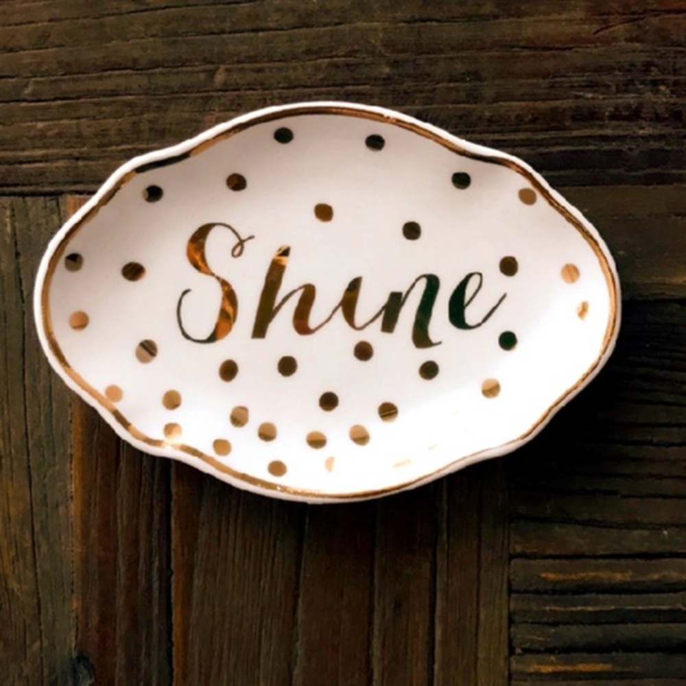 "Shine" trinket dish